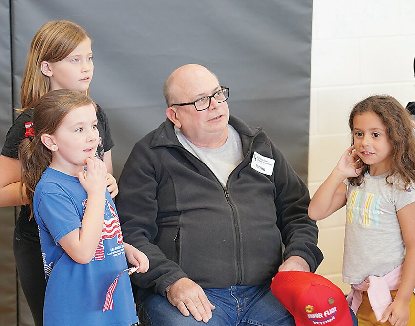 Students who invited a veteran to last Friday&rsquo;s program were able to have that veteran visit their classroom afterward.