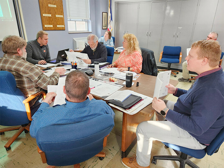 The Emmet County Board of Supervisors at its Tuesday, Feb. 6 meeting fine-tuned plans for the west Courthouse addition with CMBA Architects of Spencer.