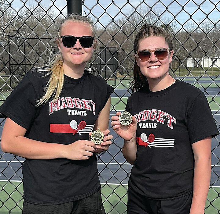 ELC&rsquo;s Jersie Nitchals and Kennedy Paul won the top doubles bracket at the Spencer Tournament on Saturday.