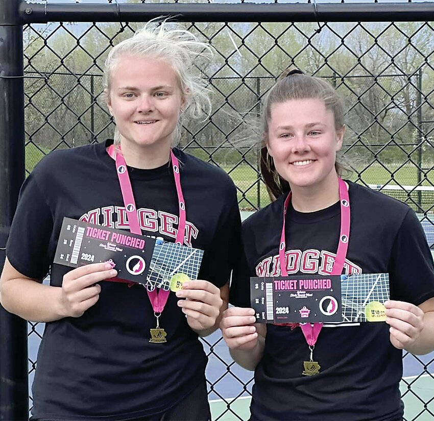 ELC’s Jersie Nitchals and Kennedy Paul punched their ticket to the Class 1A State Doubles Tournament for the second year in a row.