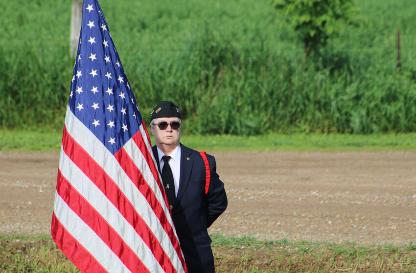 The American Flag was flown at each of the ceremonies held in Estherville on Memorial day.