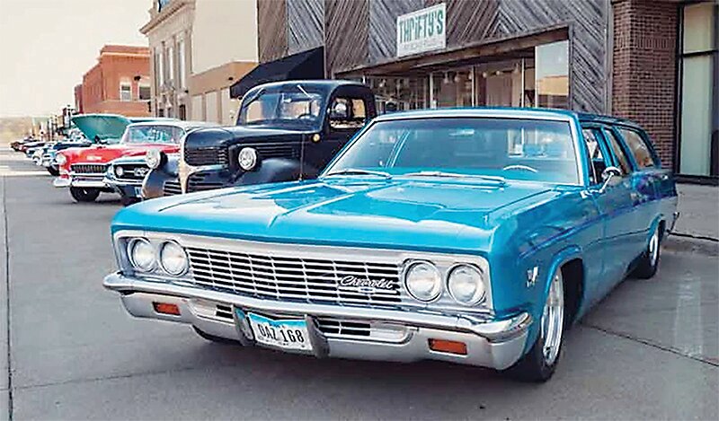 Classic cars like this will be seen in Estherille as the Black Knights Car Club hosts a first-time event.