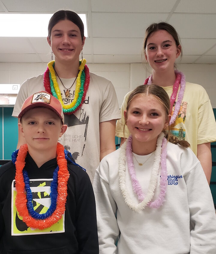 These four Hillsboro eighth graders will be heading to Hawai’i this July as part of an opportunity of a lifetime through the Wisconsin Junior All-Stars of Music program. Pictured: Gable Pooley (top left), Tarynn Barreau (top right), Kaylee Sake (bottom right), and Oliver Sosinsky (bottom left).