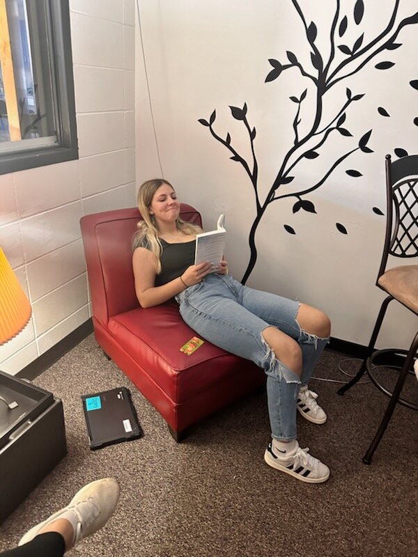 Students and staff have been taking time on Friday this school year to focus on building their reading stamina by focusing on reading during their Tiger Time. They’re welcome to pick their own reading materials, so long as they leave the screens off during the time in question.