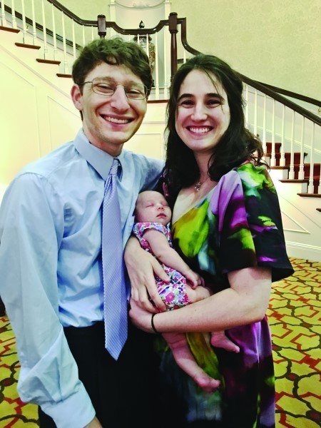 Naomi and Dr. Jimmy Rotenberg with baby Dahlia Nori.