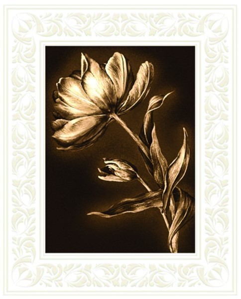 &ldquo;Double Bloom&rdquo;  Elena Obelenus, intaglio solar print