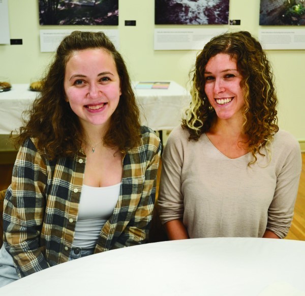 The writer, Emma Axelrod, left, with Allie Wollner.