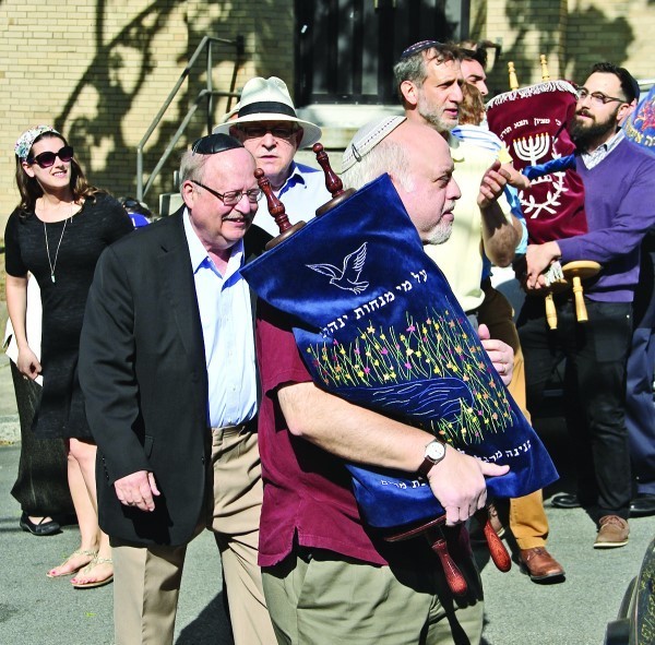 Beth Sholom celebrates its new Torah.