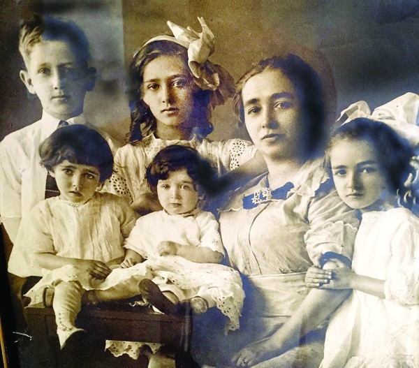 BAKST FAMILY: A circa 1913 picture of Michael&rsquo;s wife, Katie Levy Bakst, includes their son, Lester, and their daughters. Next to Lester is Dorothy. In front of him is Florence and next to her is Hazel. On the other side of Katie is Tillie. Katie died in 1958. Charlie Bakst&rsquo;s daughter, Diane&rsquo;s middle name is Kathryn, in her honor.