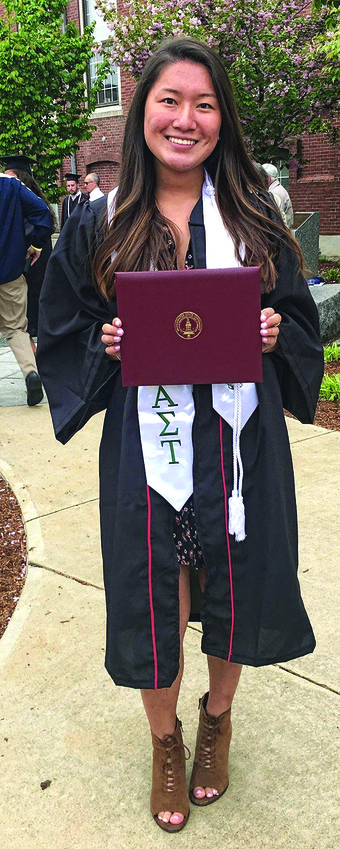 Arianna ShenYao Kessler   on graduation day.