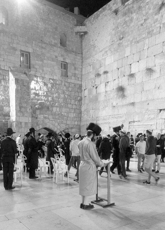 From Gary Leib&rsquo;s photo essay: Many of us celebrated Shabbat at the Western Wall, in Jerusalem. Maybe it was the spring-like temperature and breeze that night. Maybe it was the light. Maybe the hush of 1,000 prayers. Maybe the imam from the mosque on top, whose plaintive chant melded with the prayers below.   It all blended into a special reverent and sad feeling for us that night.