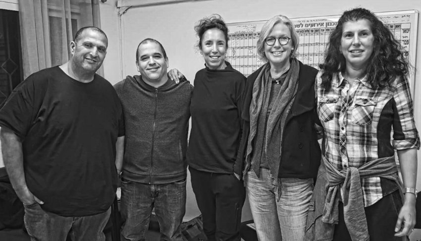 (From left): Meir Dahan, owns a clothing company; Uval Brill, teaches filmmaking at a high school; Orly Sela, teaches dance specializing in patients with Parkinson&rsquo;s Disease, as well as nursing home residents and Jewish and Arab children; Monica Brustein, works in the marketing department of a jewelry factory; Ora Haviv-Magel, works with people who have handicaps or disabilities.