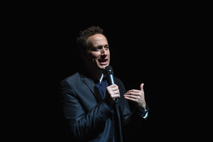 Comedian Elon Gold attends 9th Annual NBN Israel Mega Event at John Jay College on February 26, 2017 in New York City.