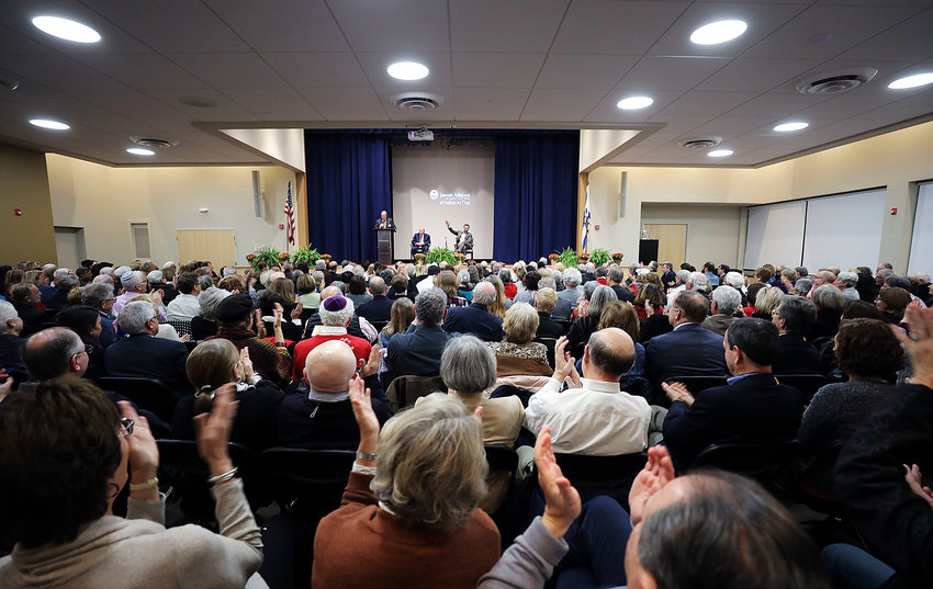 The Baxt Social Hall at the Dwares Jewish Community Center was filled to capacity Nov. 3 for the Jewish Alliance's Campaign Event.