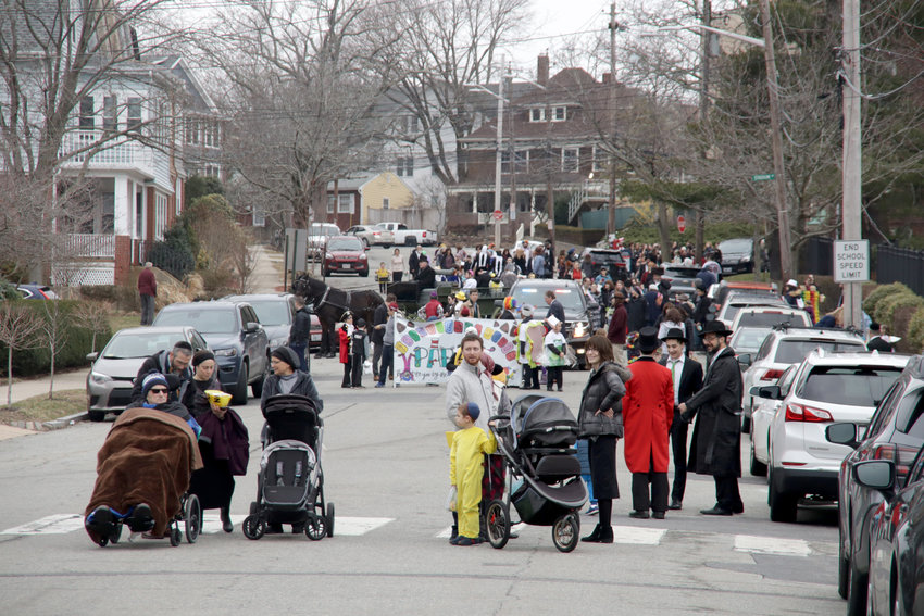 A good time was had by all at the annual community Purim parade sponsored by the New England Rabbinical College. This year's parade took place March 17, starting on Elmgrove Avenue in front of the Dwares Jewish Community Center.