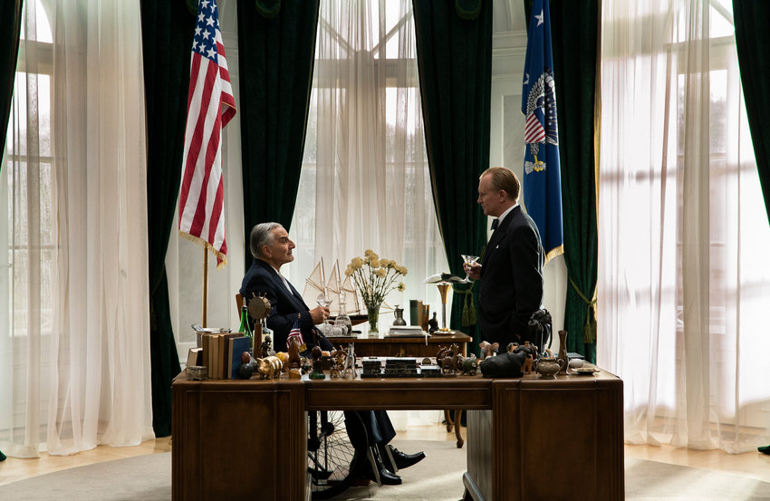 Henrik Kauffman and Franklin D. Roosevelt in the Oval Office from &quot;The Good Traitor.&quot;