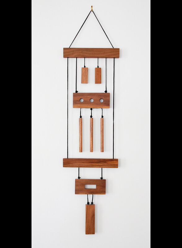 Totem-Walnut Wall Hanging by Jeff O'Connell