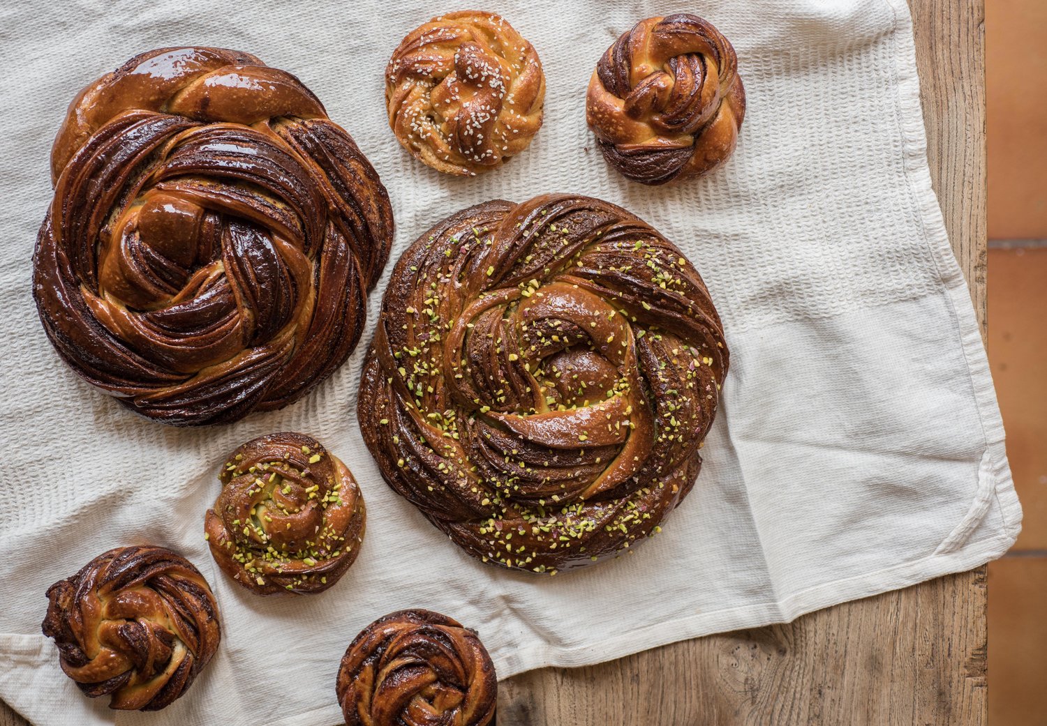 Some of the delicacies from Babka Zana, which had just opened before the pandemic hit.