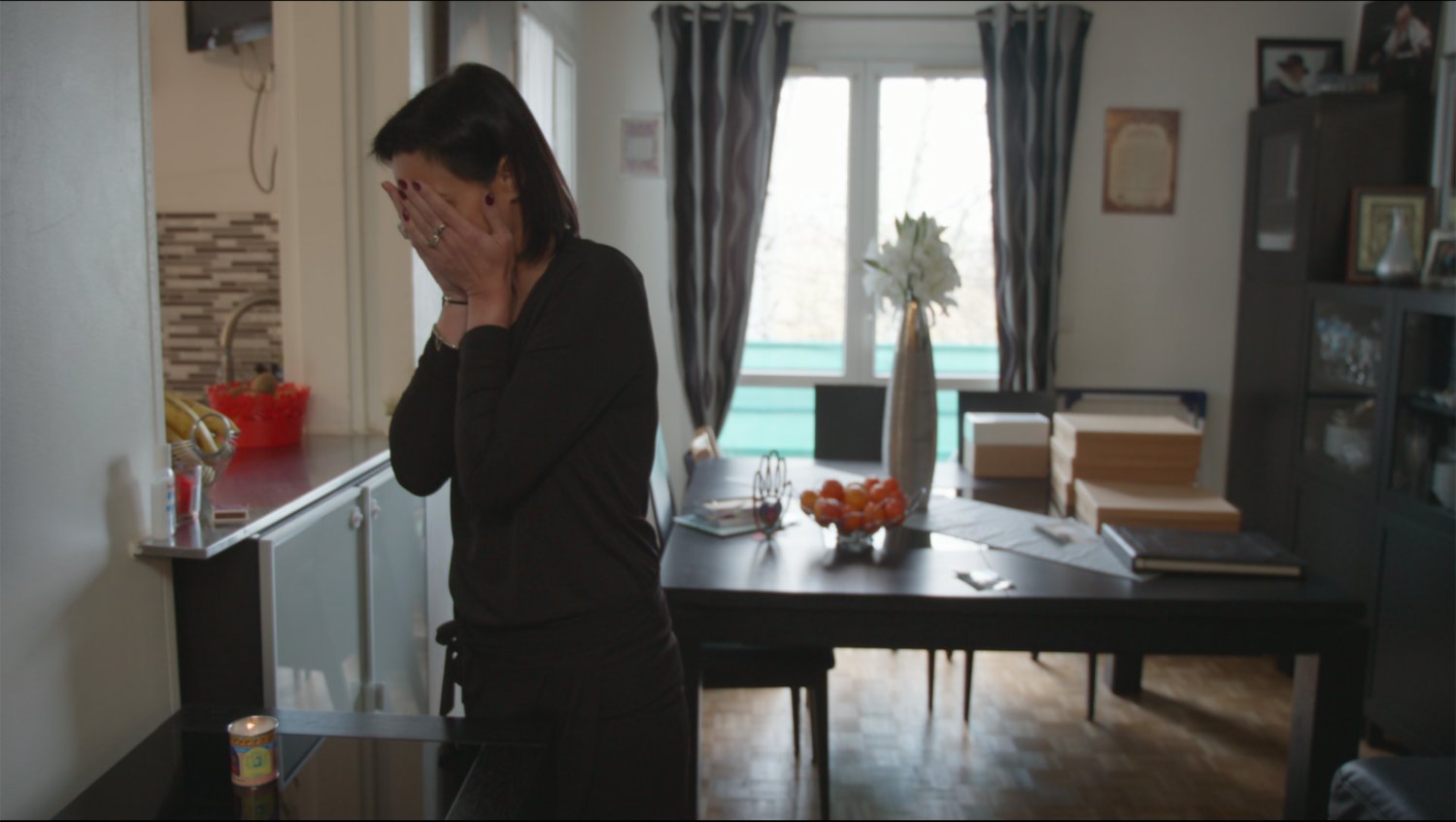 Valerie Braham, widow of one of the victims of the Hyper Cacher grocery store shooting in Paris, appears in “Viral: Antisemitism in Four Mutations.”
