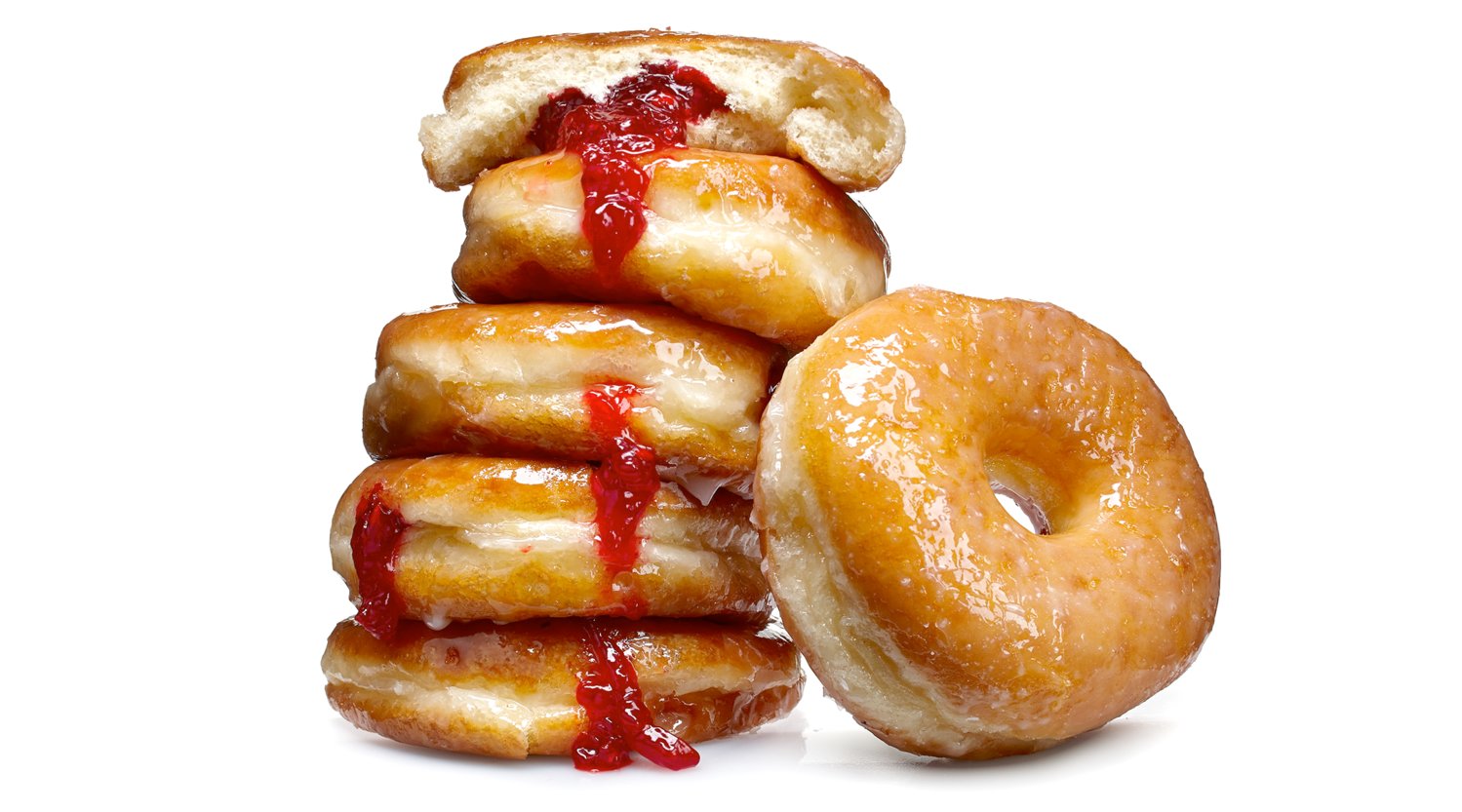 Jelly doughnuts are a tasty Hanukkah treat.