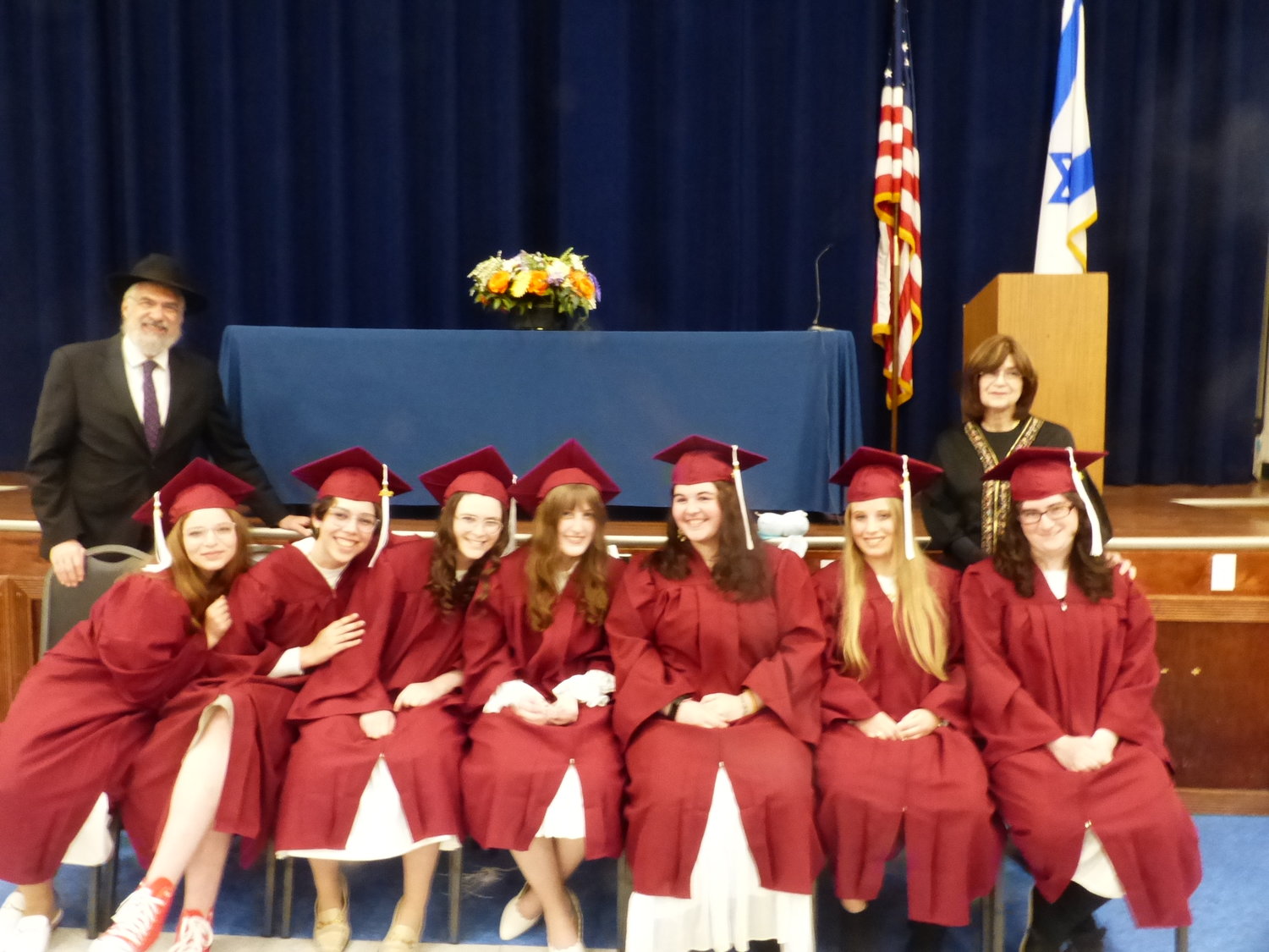 New England Academy of Torah (NEAT) graduates at their graduation on June 12.