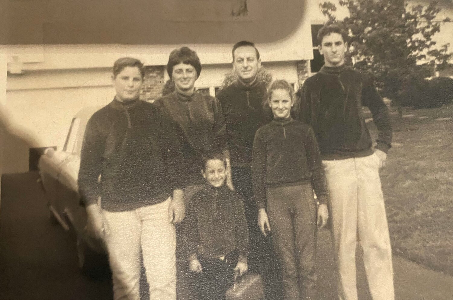 The Teverow family in the mid-1960s. Back,
left to right: Jacqueline, Joseph, and Paul. Front, left to right: Joshua, Philip, and Lee.