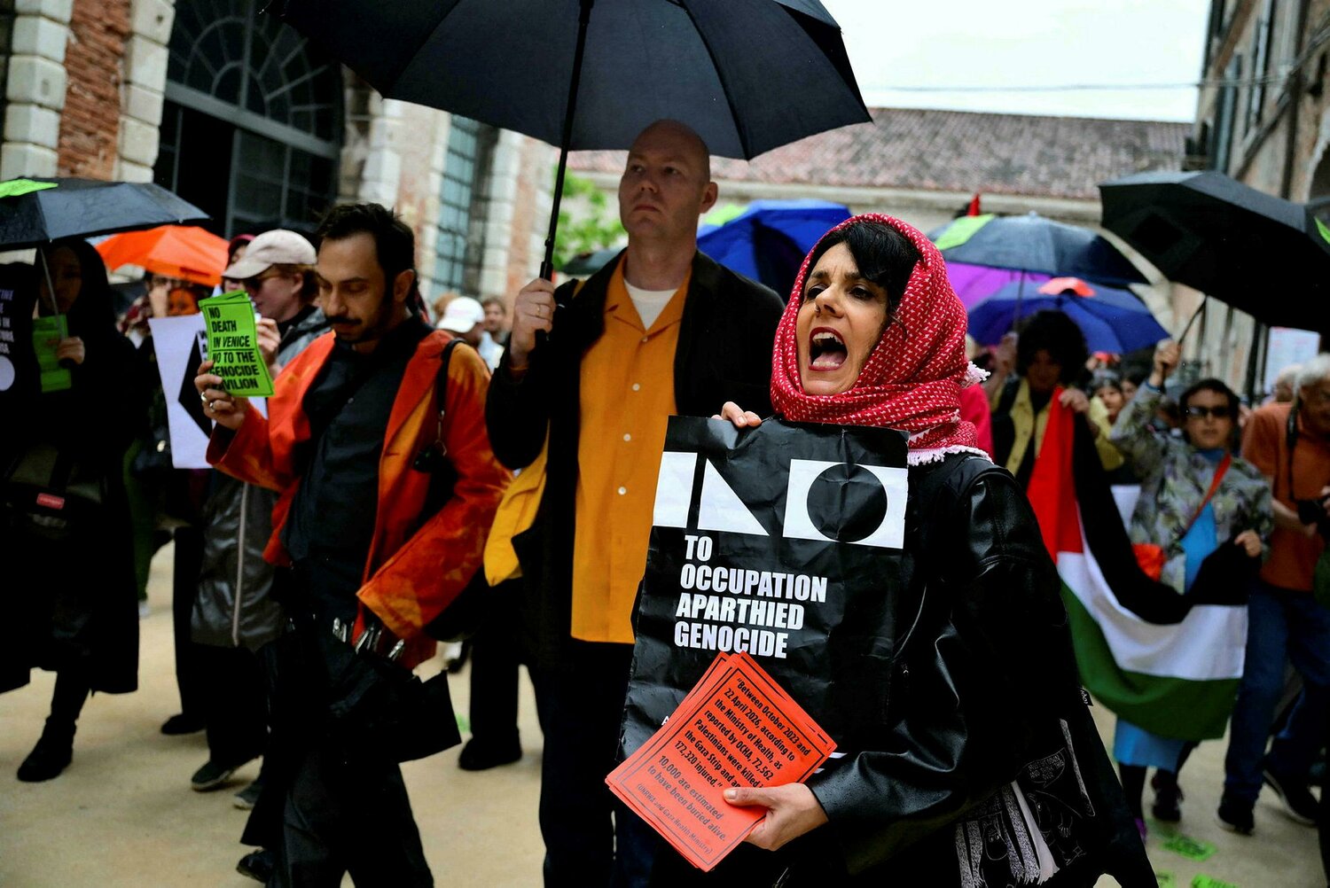 Furious protests at Venice Biennale against Israel and its 'pariah pavilion'