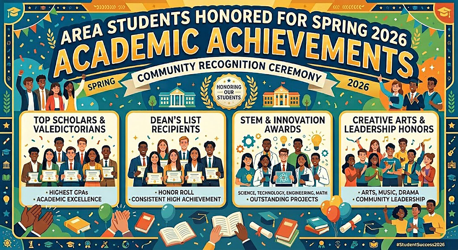 Area Students Honored for Spring 2026 Academic Achievements