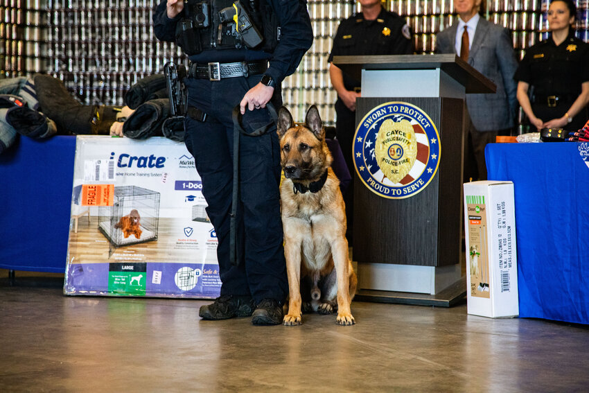Cayce Police have added a new K9 officer with help from the Steel Paws fundraiser.