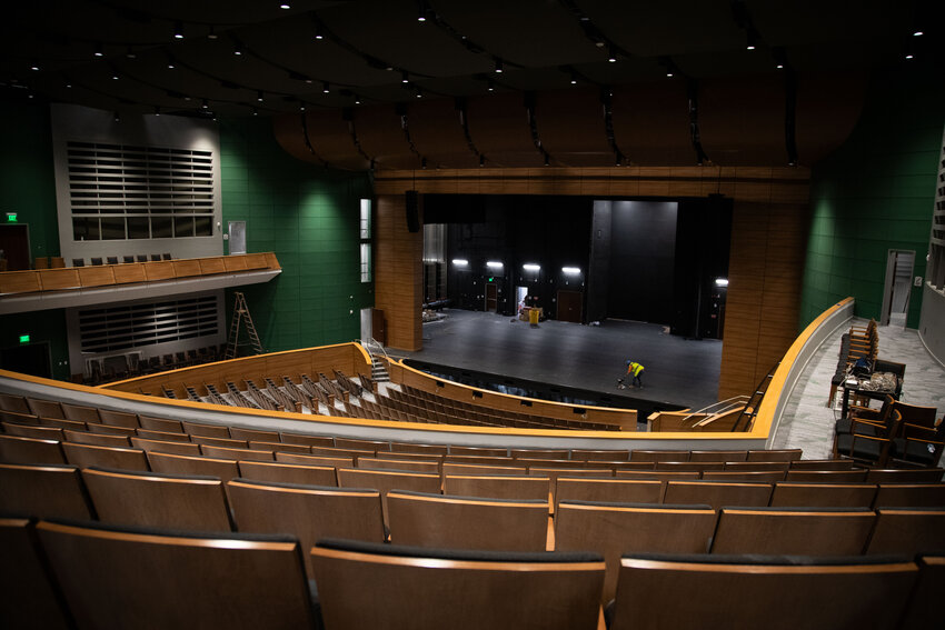 The 103,400-square-foot performing arts center and district office for Lexington School District Two is opening this May.