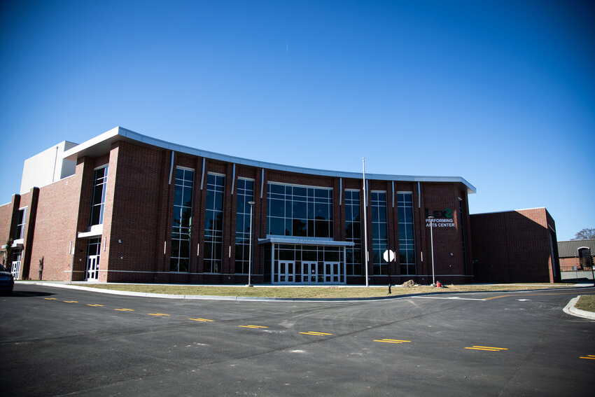 The 103,400-square-foot performing arts center and district office for Lexington School District Two opened this May.