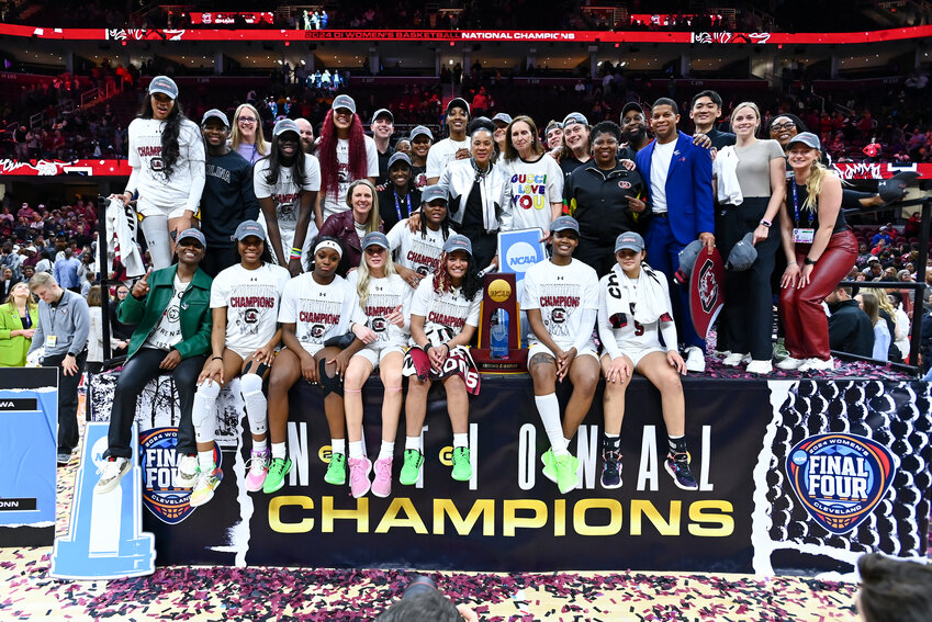 The South Carolina women’s basketball team defeated the Iowa Hawkeyes 87-75 in Cleveland to win the 2024 NCAA championship.