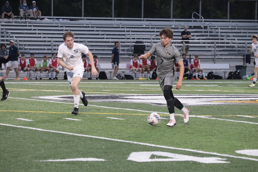 The Gray Collegiate boys soccer team is a game away from winning a state title. The team has fallen one game shy in each of the past two seasons.
