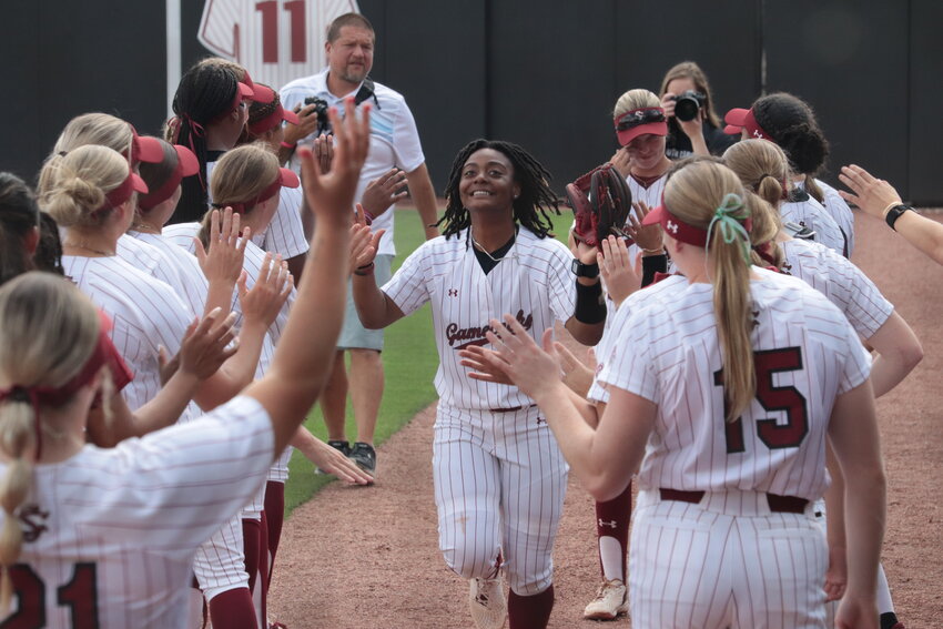 The Gamecock softball team honored all eight of its seniors ahead of its season finale contest against Missouri. The Gamecocks lost an extra-inning thriller to lose the series 3-0.