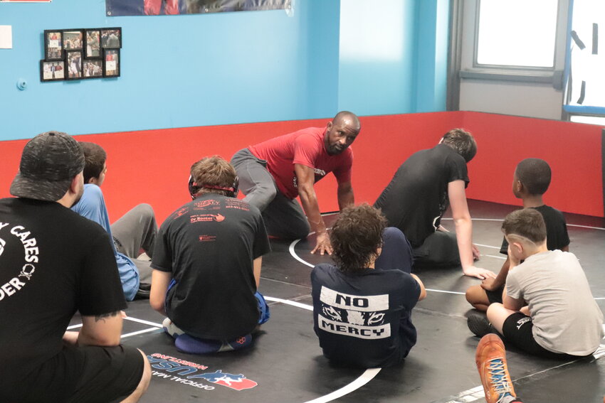 Olympic silver medalist Jamill Kelly came to Kevin Emily’s Mighty Warriors Wrestling Academy to share his story and teach the next generation of wrestlers.