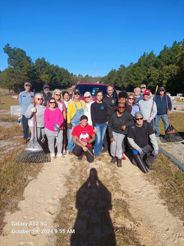 The semi-annual cemetery clean-up was on Oct. 19 and had a wonderful turnout. 