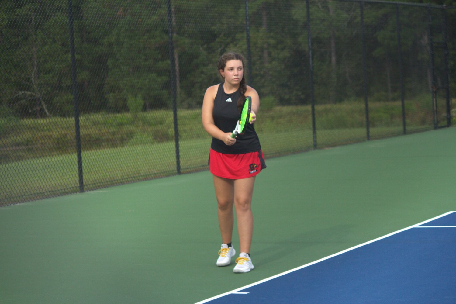 Gilbert's Ashleigh Juergens was voted female Athlete of the Week after she continued her red-hot start to the season.