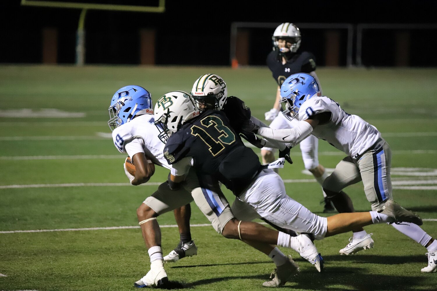 The River Bluff defense picked up a huge stop late in the game during their 29-28 win over Dorman.