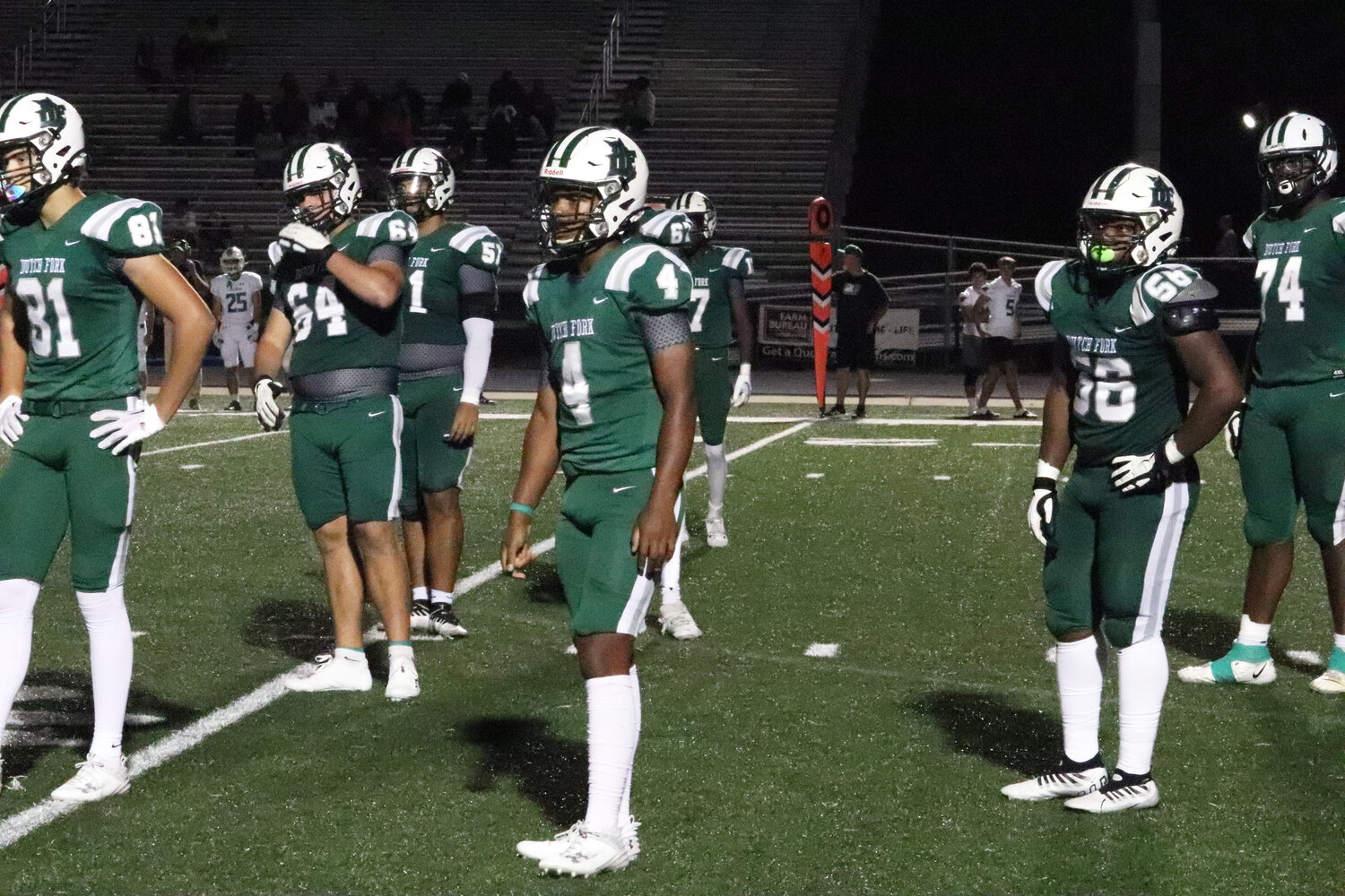 The Dutch Fork offensive unit struggled after taking an early 14-0 lead.
