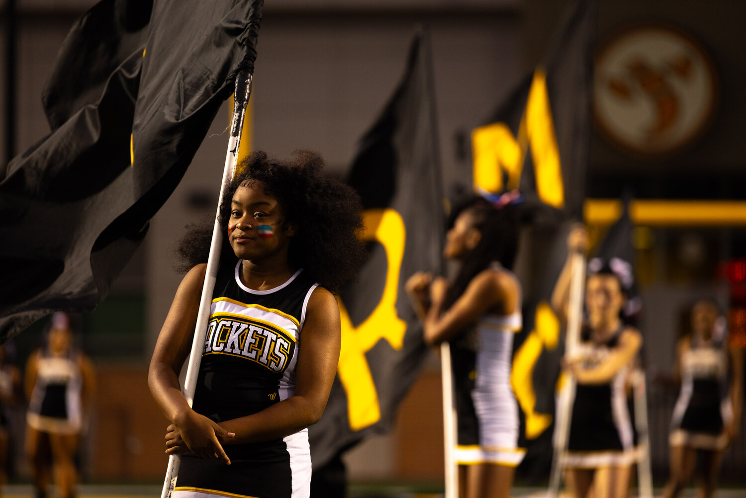 The Airport High School Eagles took on the Irmo High School Yellow Jackets at W.C. Hawkins Stadium. The Yellow Jackets easily handled the Eagles, defeating them 54-0.