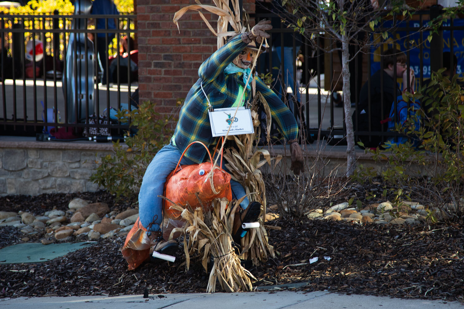 The Wingard's Market entry into the Town of Lexington's downtown scarecrow contest