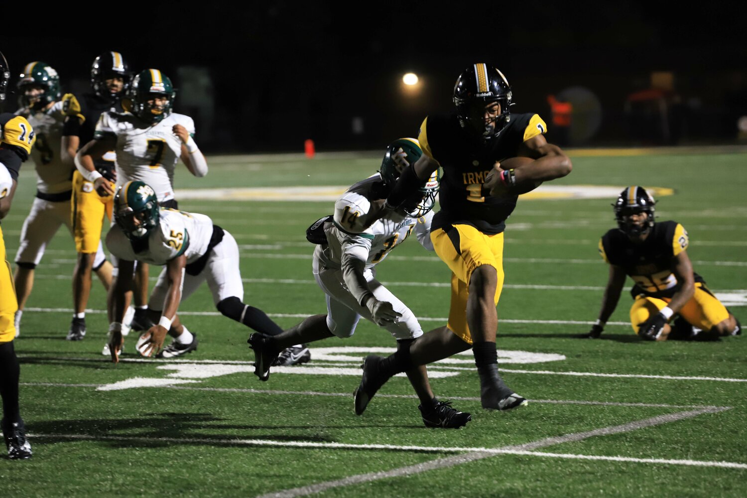 The Irmo Yellow Jackets beat Myrtle Beach Friday 55-24 in the second round of the 4A South Carolina High School League football playoffs. 