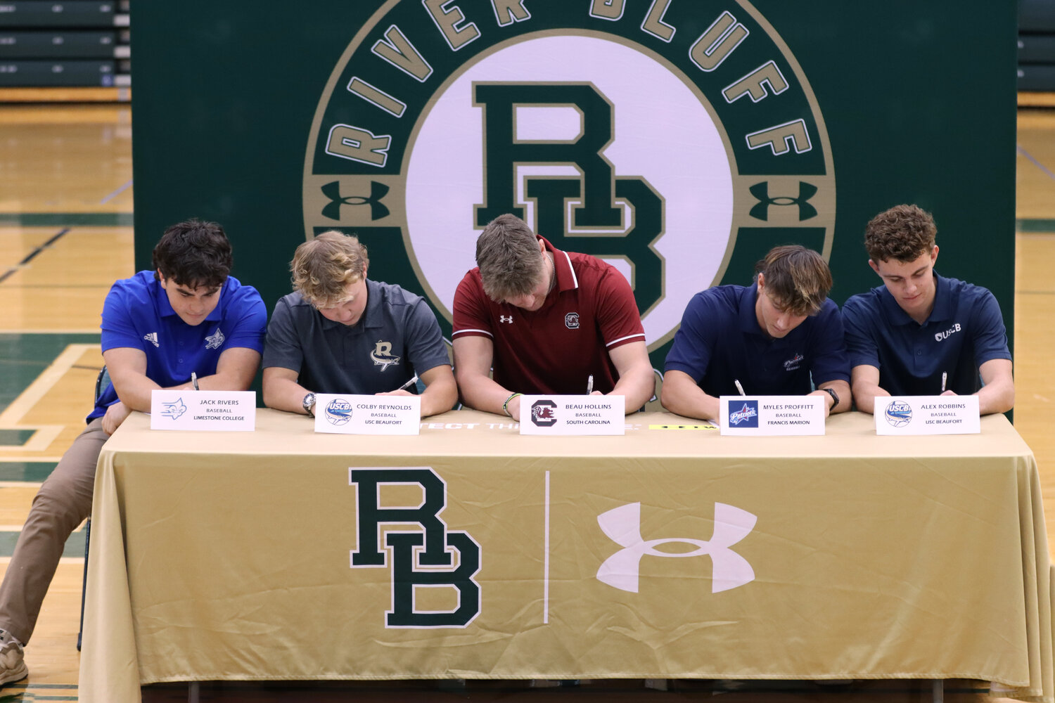 River Bluff athletes signed letters of intent Nov. 8.