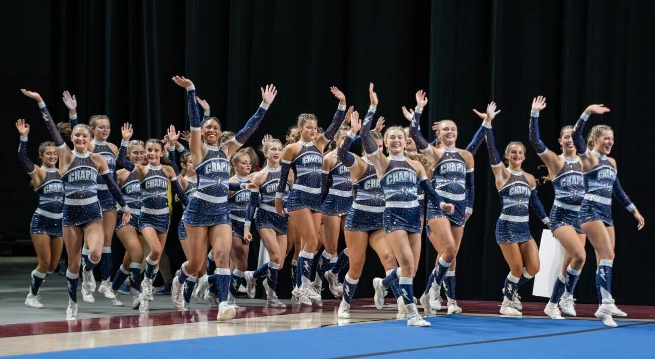 The Chapin competitive cheerleading team won the 5A championship at Colonial Life Arena after finishing ahead of region rivals.