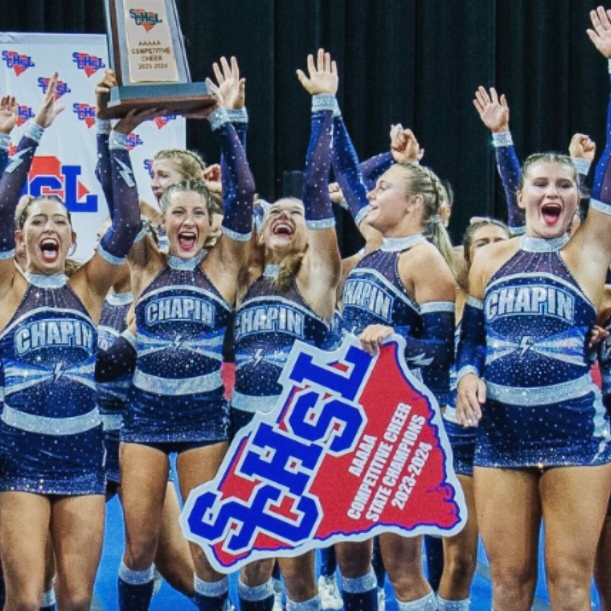 Barnwell High competition cheer team competes at state, Sports