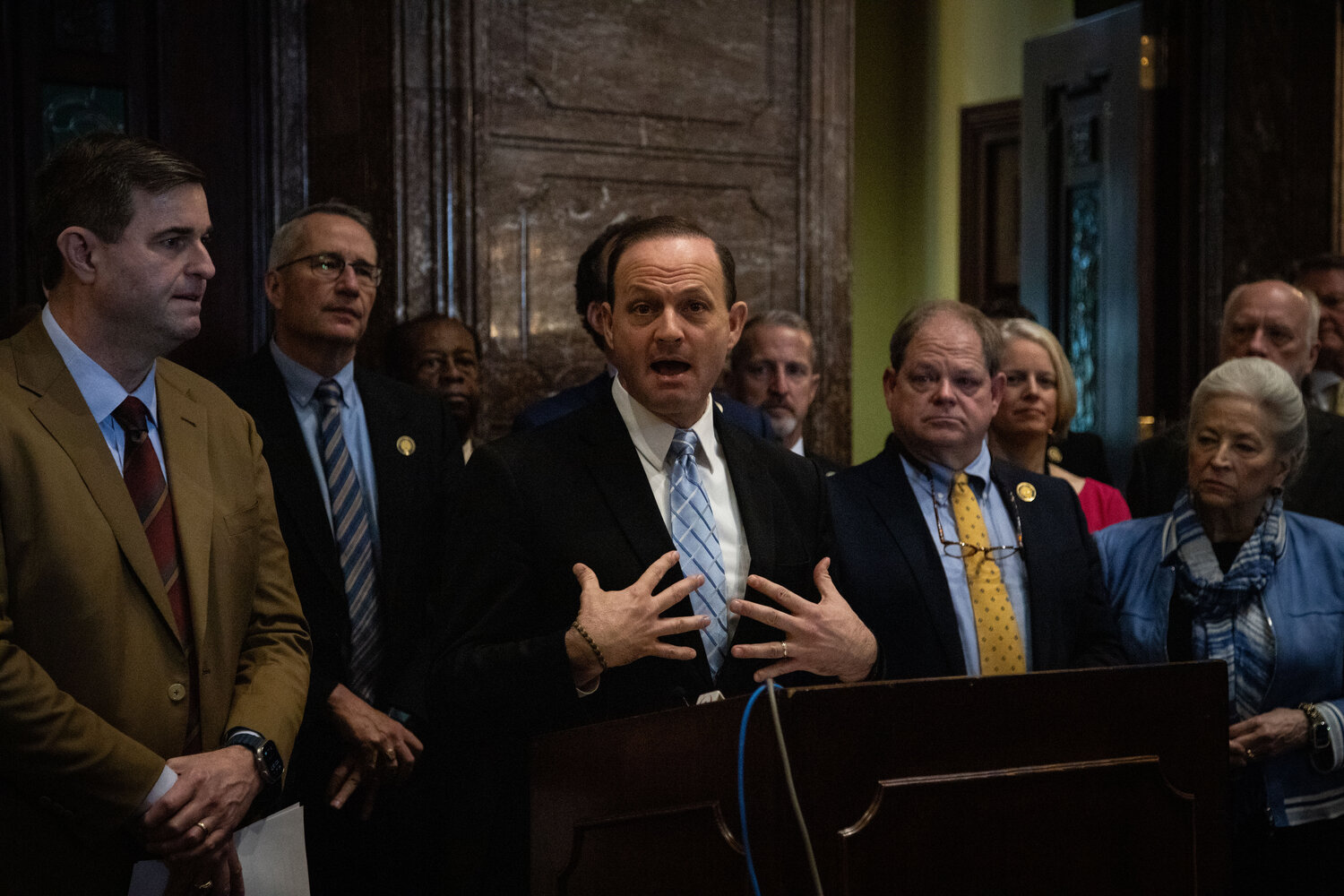 State Attorney General Alan Wilson introduced his proposed Violent Crimes Reduction Unit Jan. 31.