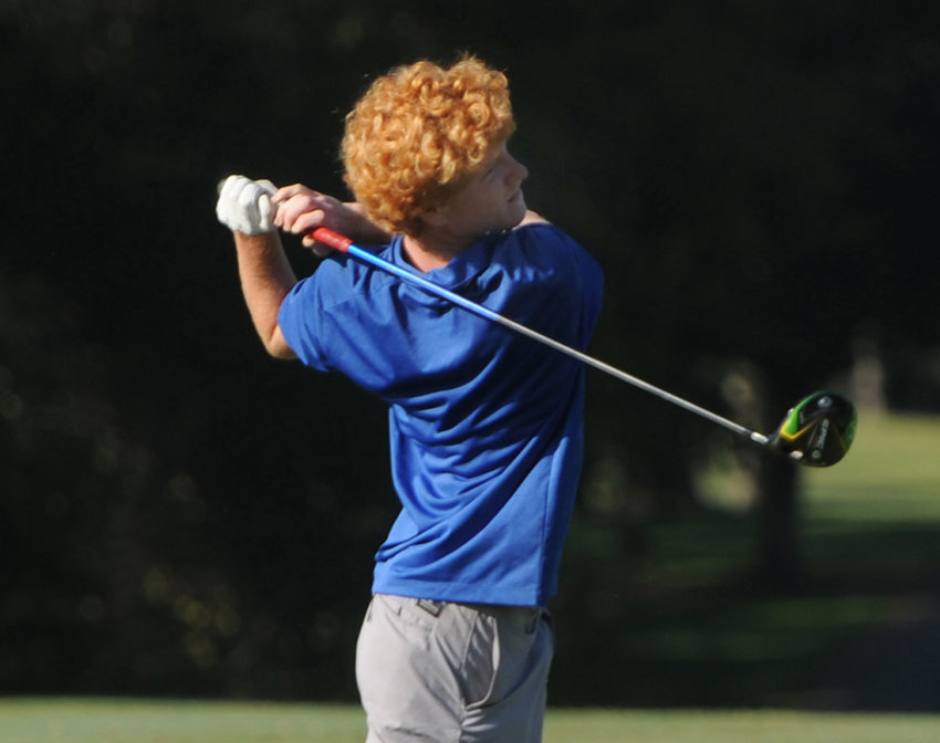 Noah Brown finished second overall on Tuesday, shooting an 86.