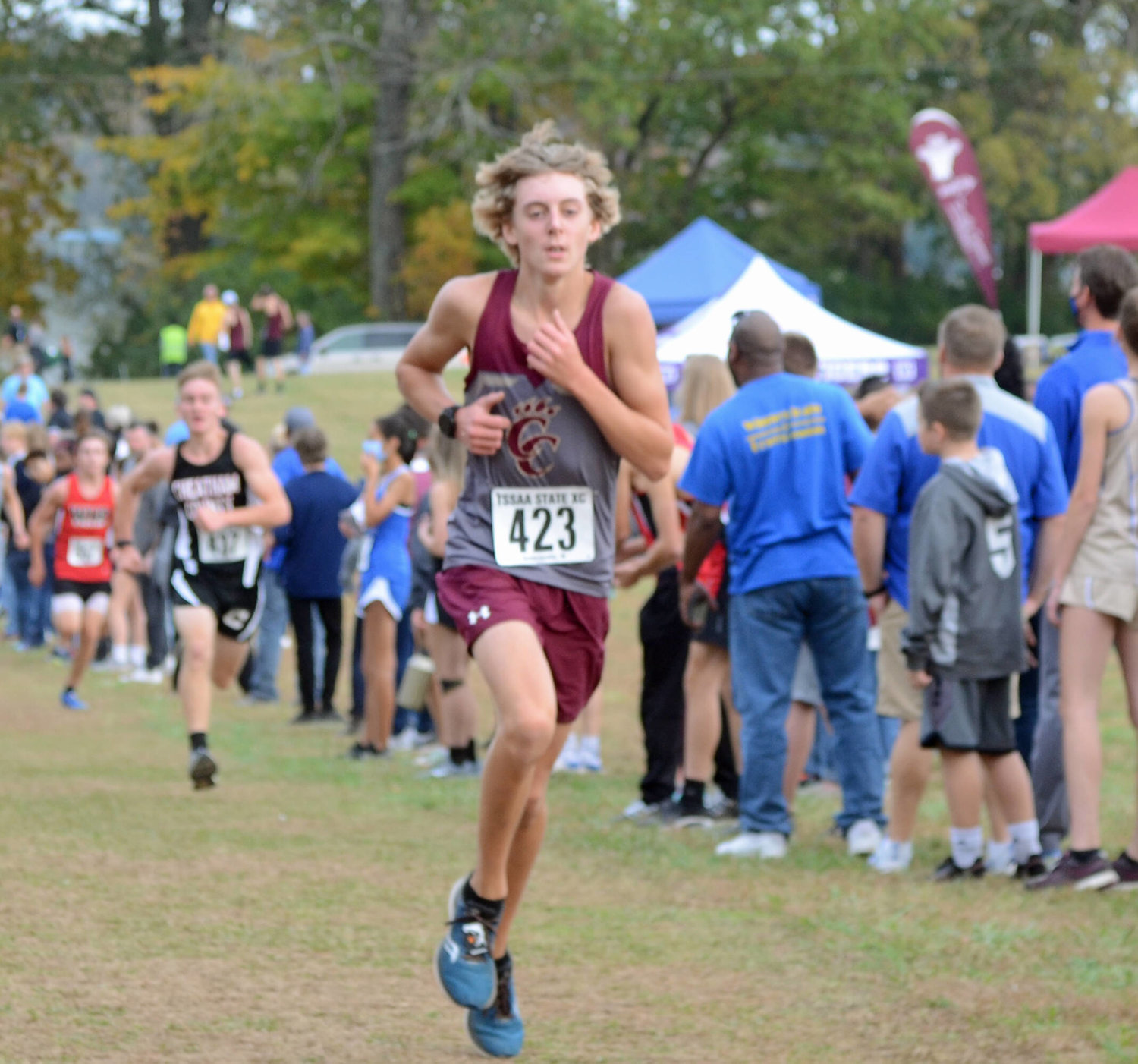 Cornersville senior Eli Hinds finished in 75th place in his final race as a Bulldog.