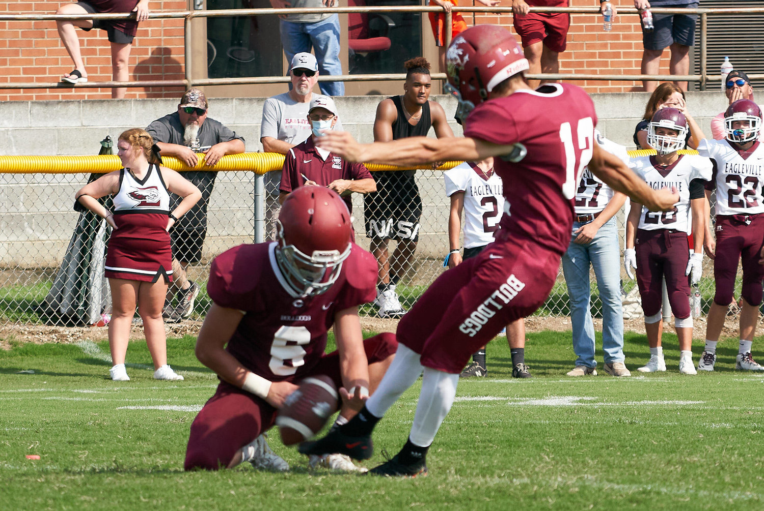 Junior placekicker Jackson Williams had a solid year for the Bulldogs.