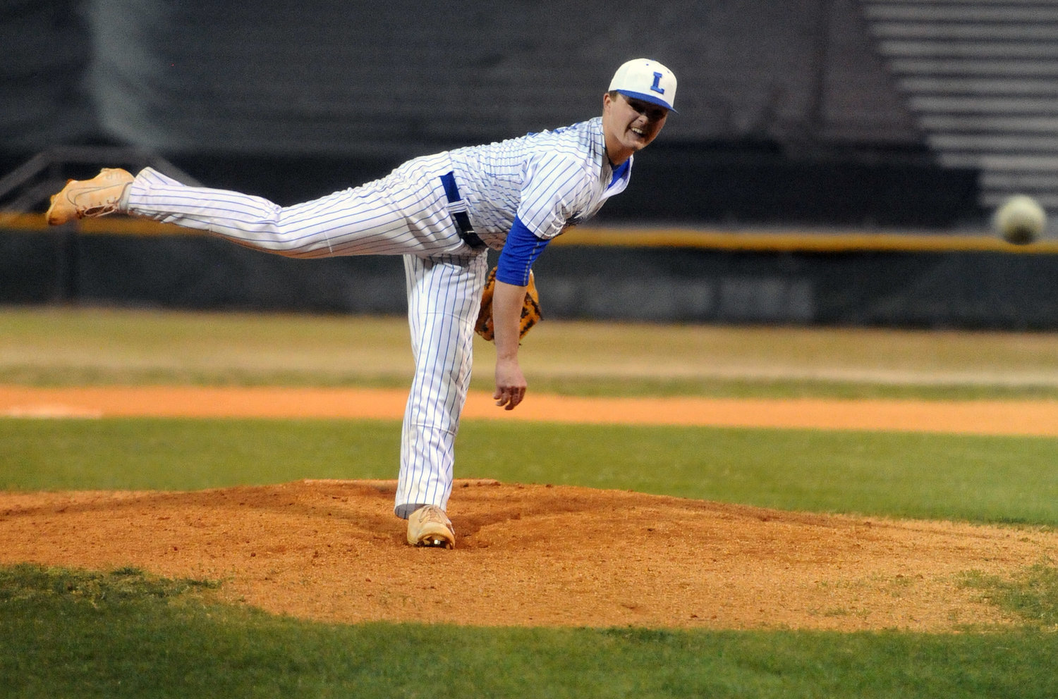 Senior Bryson Hammons worked out of a bases-loaded jam in the top of the sixth inning with one out.
